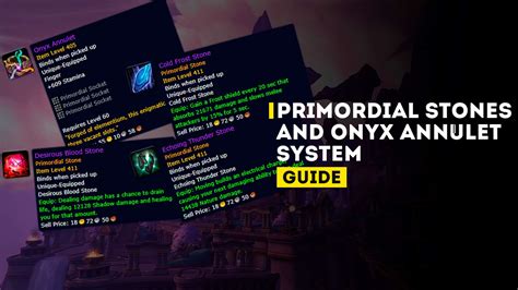 fire mage onyx annulet|The Onyx Annulet and Primordial Stone Guide for ...